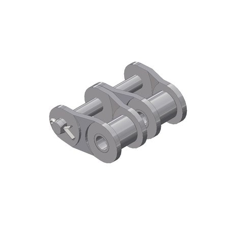 SENQCIA INSPIRE SERIES 16B-2 Ol Cotter Pin Type Bs Roller Chain, Double Strand, 1" Pitch, PK5 16B-2OL